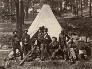 Grupo de guías para el Ejército del Potomac de Alexander Gardner